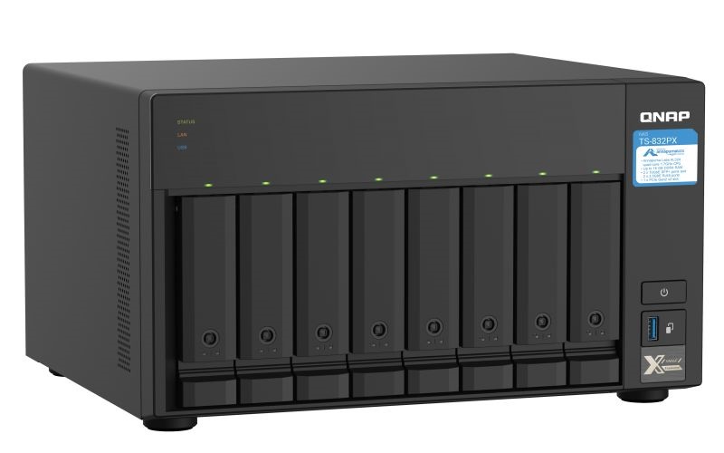 QNAP TS-832PX-4G 8x SSD/HDD, NAS