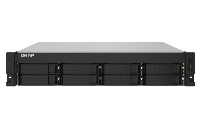 QNAP TS-832PXU-RP-4G 8x SSD/HDD, rackbe szerelhető, redundáns táp NAS