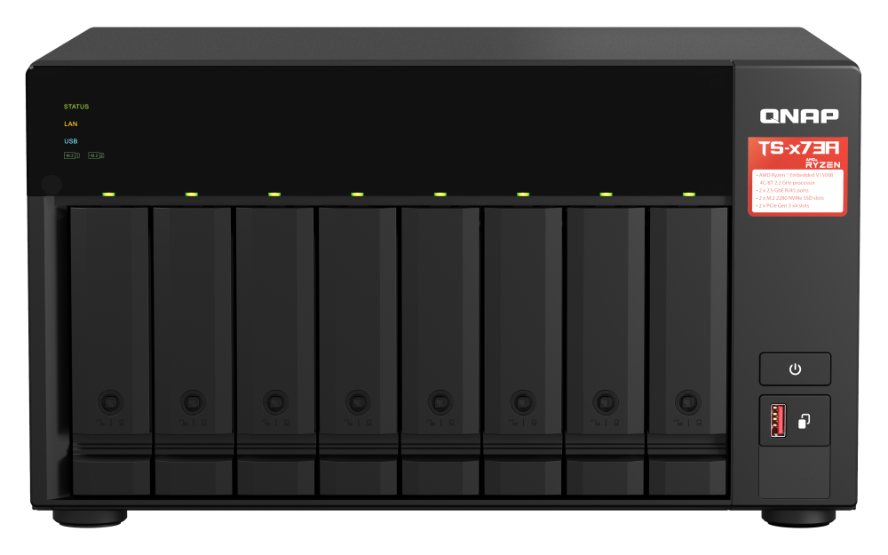 QNAP TS-873A-8G 8xSSD/HDD NAS