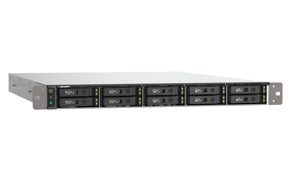 QNAP TS-h1090FU-7302P-256G 12xSSD 1U rackbe szerelhető ZFS NAS