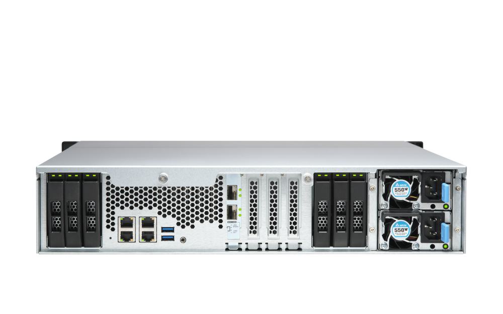 QNAP TS-h1886XU-RP-R2-D1622-32G 12xSSD/HDD 2U rackbe szerelhető Enterprise ZFS NAS