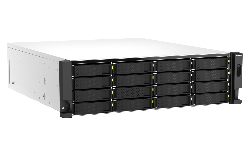 QNAP TS-h2287XU-RP-E2378-64G 22xSSD/HDD 3U rackbe szerelhető hibrid ZFS NAS