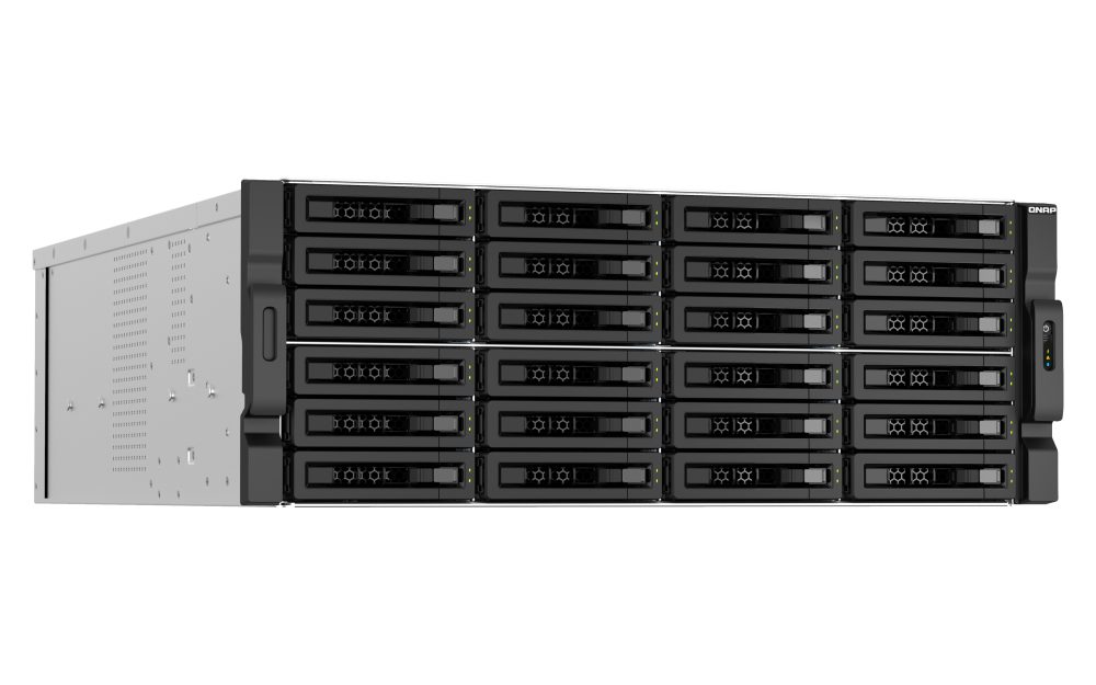 QNAP TS-h3087XU-RP-E2378-64G 30xSSD/HDD 4U rackbe szerelhető hibrid ZFS NAS