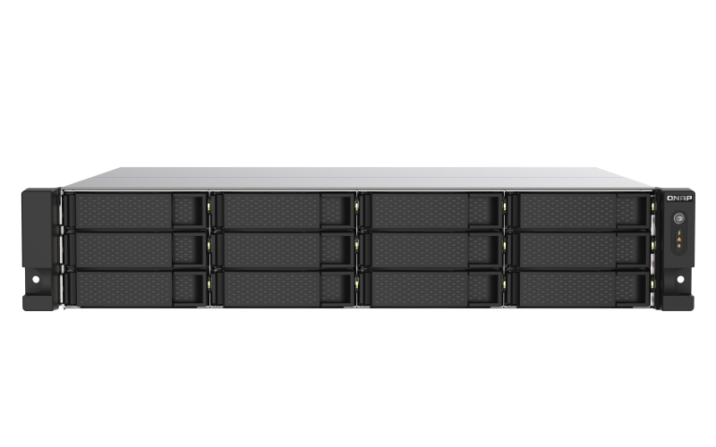 QNAP TS-1273AU-RP-8G 12x SSD/HDD, rackbe szerelhető, redundáns táp, NAS