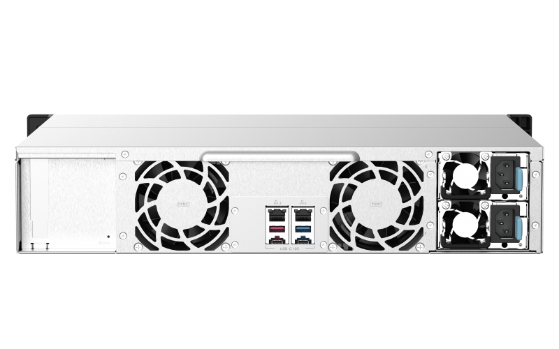 QNAP TS-1273AU-RP-8G 12x SSD/HDD, rackbe szerelhető, redundáns táp, NAS