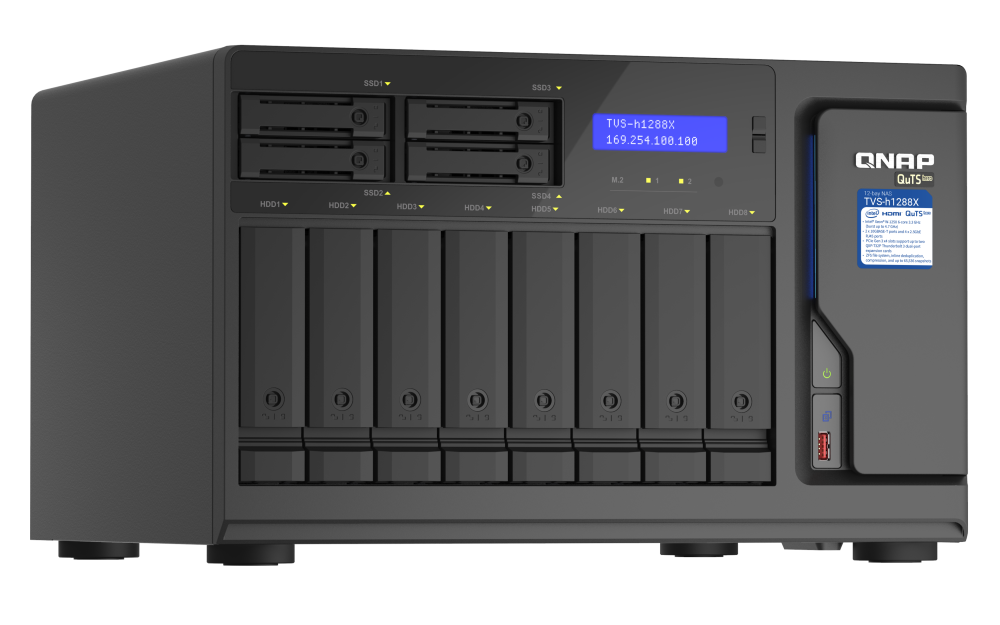 QNAP TVS-H1288X-W1250-16G 12xSSD/HDD NAS