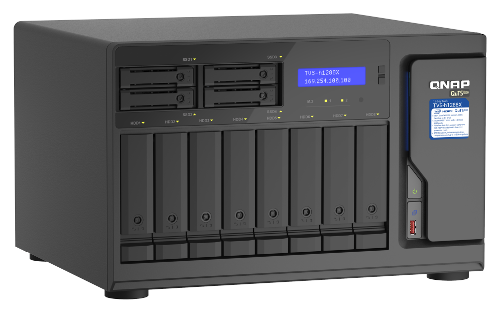 QNAP TVS-H1288X-W1250-16G 12xSSD/HDD NAS