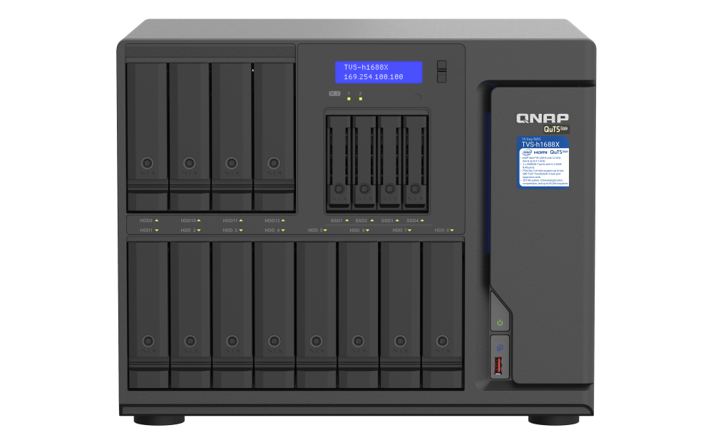 QNAP TVS-H1688X-W1250-32G 16xSSD/HDD NAS