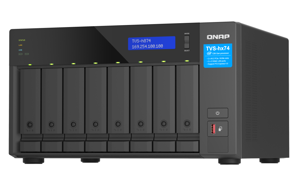 QNAP TVS-H874-I7-32G 8xSSD/HDD NAS