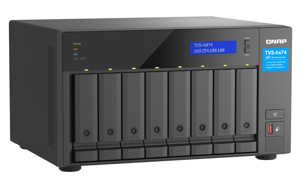 QNAP TVS-H874-I7-32G 8xSSD/HDD NAS