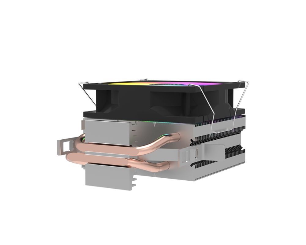RAIDMAX AC902K ARGB 92mm fekete processzor hűtő