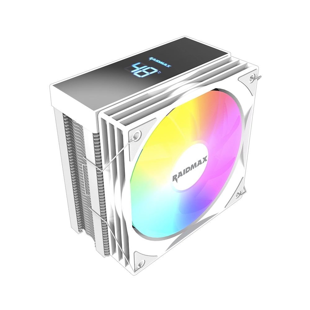 RAIDMAX AM1204W ARGB 120mm fehér processzor hűtő
