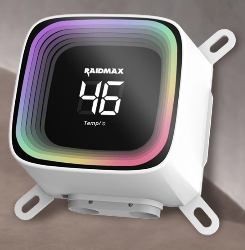 RAIDMAX DIGITAL LD240 ARGB WHITE LCD kijelzős vízhűtés
