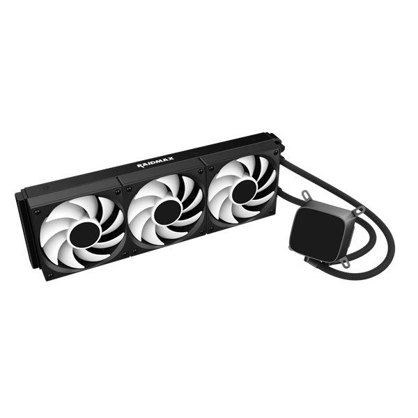 RAIDMAX DIGITAL LD360 ARGB BLACK LCD kijelzős vízhűtés