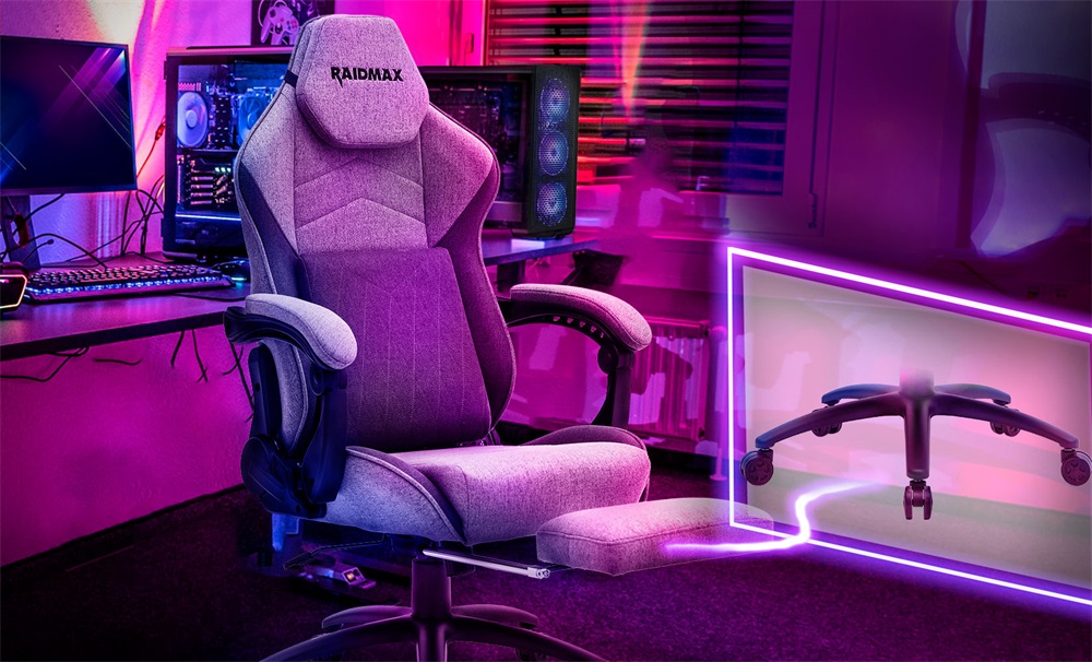 RAIDMAX DK719 kék gamer szék