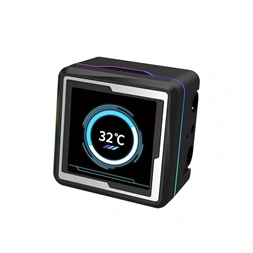 RAIDMAX LM360 360mm ARGB+LCD fekete vízhűtéses processzor hűtő