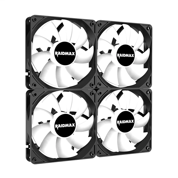 RAIDMAX X-AIR 4db 120mm RGB fekete ventilátor