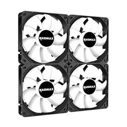 RAIDMAX X-AIR 4db 120mm RGB fekete ventilátor