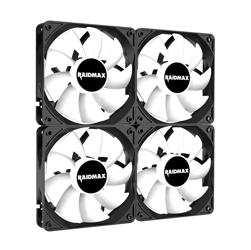 RAIDMAX X-AIR 4db 120mm RGB fekete ventilátor