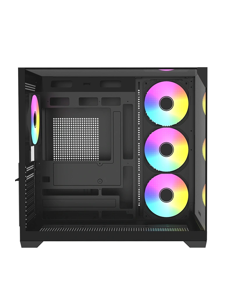 RAIDMAX i620 BLACK ATX  fekete számítógépház