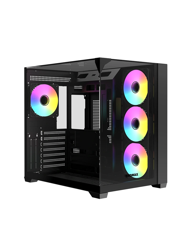 RAIDMAX i620 BLACK ATX  fekete számítógépház