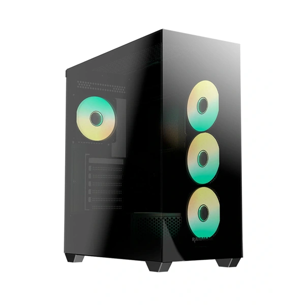 RAIDMAX i800 Chrome fekete (táp nélküli) ablakos ATX ház