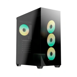 RAIDMAX i800 Chrome fekete (táp nélküli) ablakos ATX ház