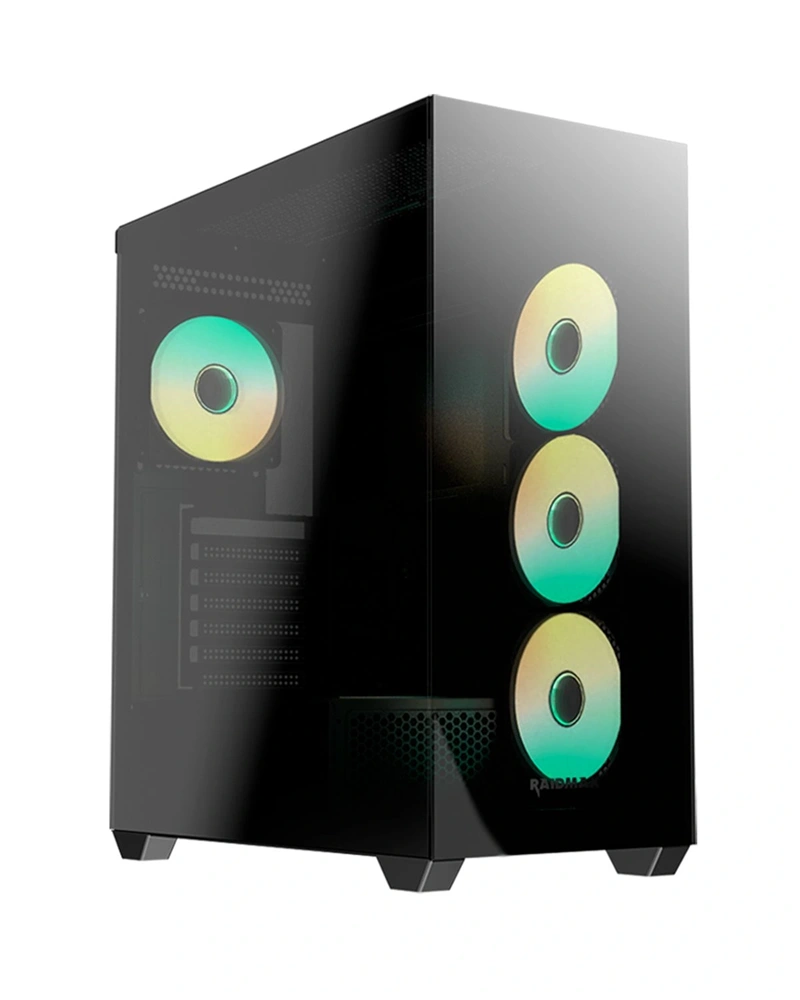 RAIDMAX i800 Chrome fekete (táp nélküli) ablakos ATX ház