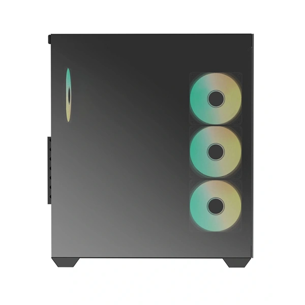 RAIDMAX i800 Chrome fekete (táp nélküli) ablakos ATX ház