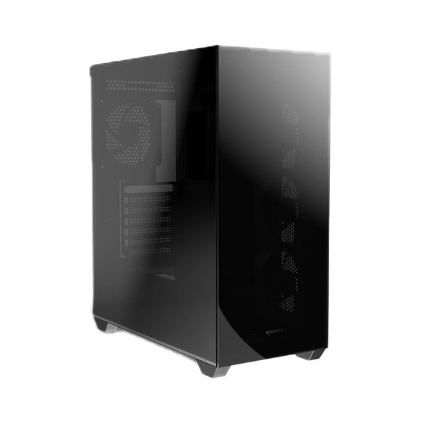 RAIDMAX i800 Chrome fekete (táp nélküli) ablakos ATX ház