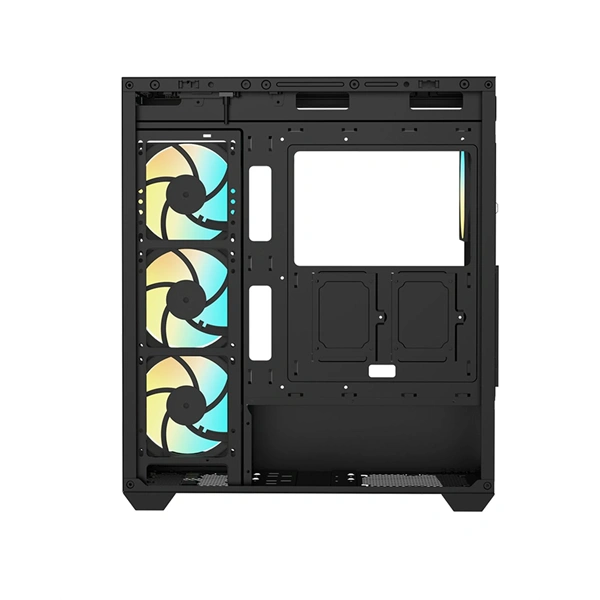 RAIDMAX i800 Chrome fekete (táp nélküli) ablakos ATX ház