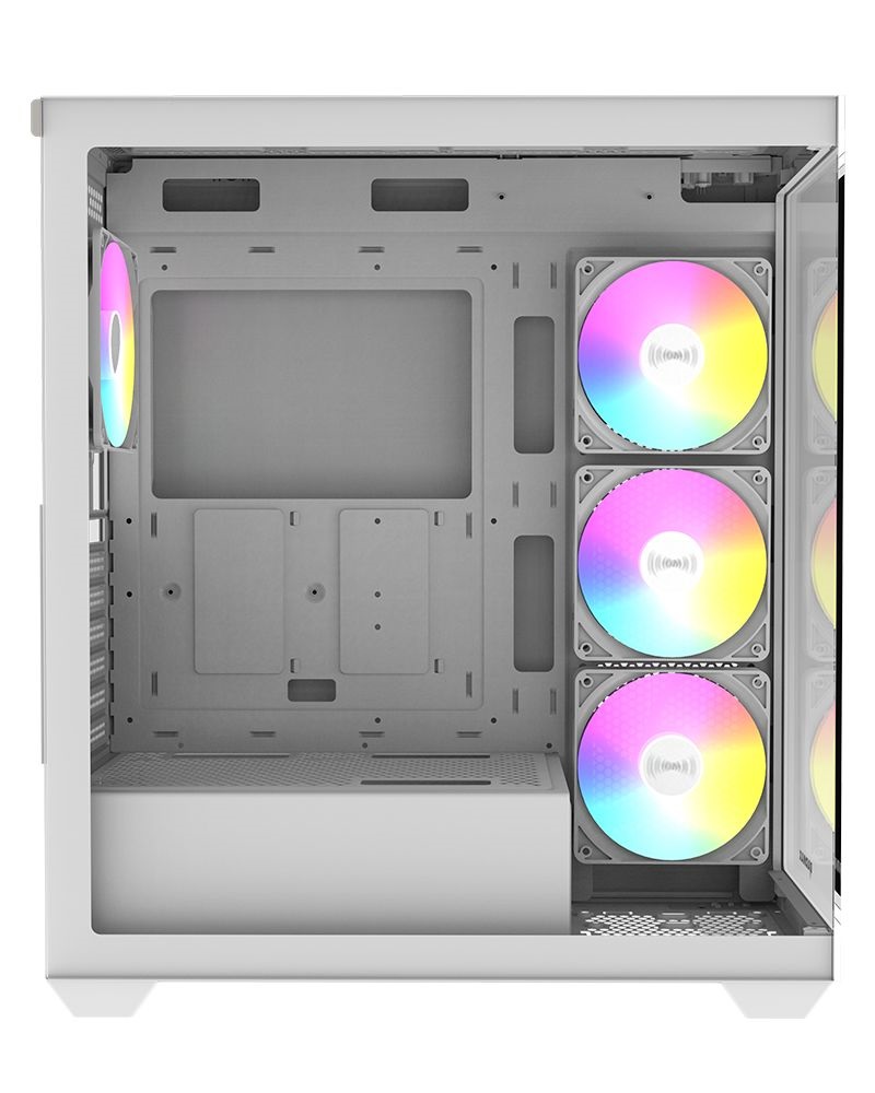 RAIDMAX i800 fehér (táp nélküli) ablakos ATX számítógépház (Újszerű)
