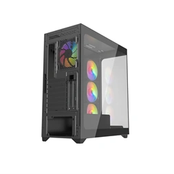 RAIDMAX i800 fekete (táp nélküli) ablakos ATX ház (Újszerű)