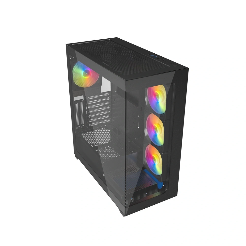 RAIDMAX i800 fekete (táp nélküli) ablakos ATX ház (Újszerű)