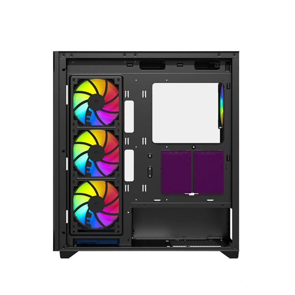 RAIDMAX i800 fekete (táp nélküli) ablakos ATX ház (Újszerű)