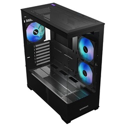 RAIDMAX i801 fekete (táp nélküli) ablakos ATX ház (Újszerű)