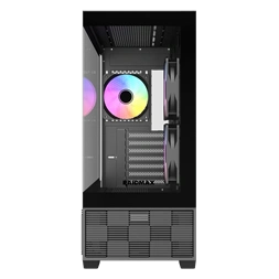 RAIDMAX i803BF LCD kijelzős BLACK ATX számítógépház