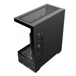 RAIDMAX i803BF LCD kijelzős BLACK ATX számítógépház