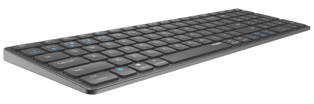 Rapoo 00217472 E9700M Bluetooth (3.0+4.0) + 2,4GHZ fekete vezeték nélküli billentyűzet