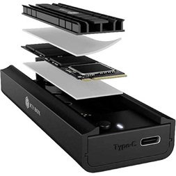 Raidsonic IB-180MC-C31 M.2 2280 PCIe NVMe / SATA3 USB3.2 Gen 2×1 C külső ház fekete