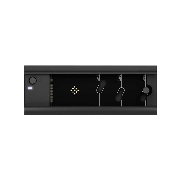 Raidsonic IB-180MC-C31 M.2 2280 PCIe NVMe / SATA3 USB3.2 Gen 2×1 C külső ház fekete
