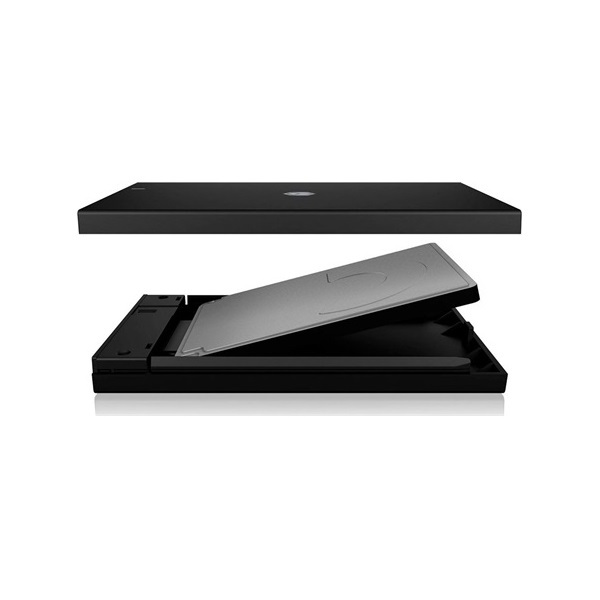 Raidsonic IB-200T-C3 2.5" SATA3 USB-C külső ház fekete (USB3.2 Gen1 Type-A/Type-C kombi kábellel)