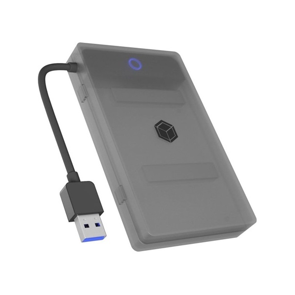 Raidsonic IB-AC603b-U3 2.5" USB3.2 Gen2×1 A külső ház szürke