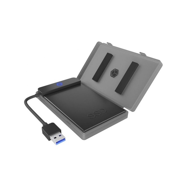 Raidsonic IB-AC603b-U3 2.5" USB3.2 Gen2×1 A külső ház szürke
