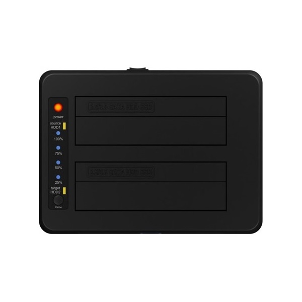 Raidsonic ICY BOX CloneStation 2.5/3.5" SATA3 USB3.0 dokkoló fekete