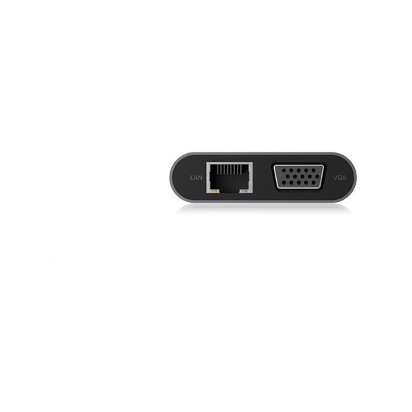 Raidsonic ICY BOX DockingStation 10-in-1 USB-C dokkoló szürke