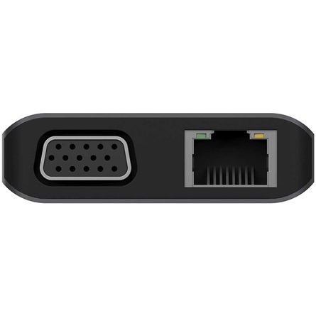 Raidsonic ICY BOX DockingStation 12-in-1 USB-C dokkoló szürke