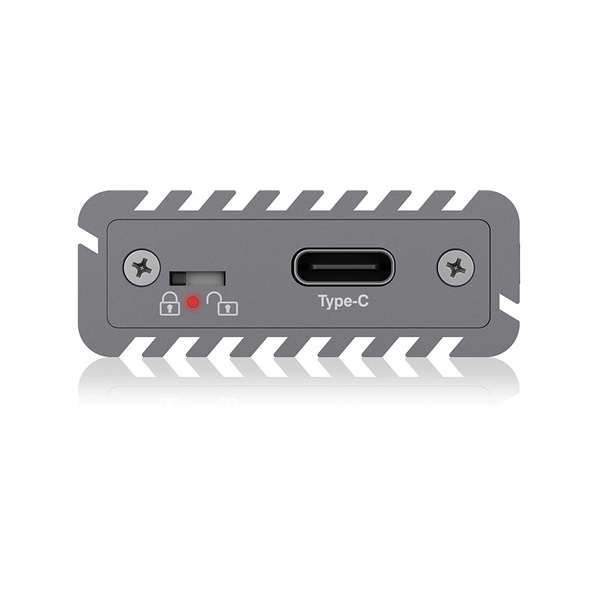 Raidsonic ICY BOX IB-1817M-C31 M.2 NGFF USB3.1 C Gen 2 külső ház szürke NVME