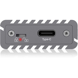 Raidsonic ICY BOX IB-1817M-C31 M.2 NGFF USB3.1 C Gen 2 külső ház szürke NVME