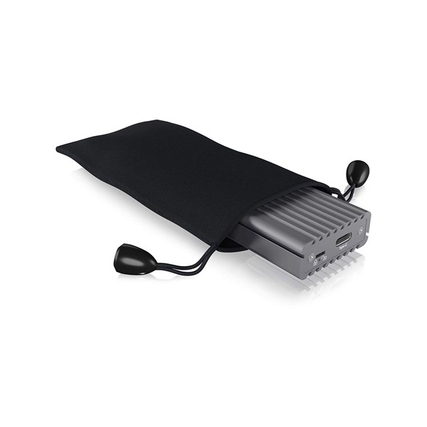 Raidsonic ICY BOX IB-1817M-C31 M.2 NGFF USB3.1 C Gen 2 külső ház szürke NVME